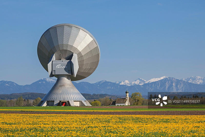 德国巴伐利亚州赖斯廷地面站约赫山景观图片素材