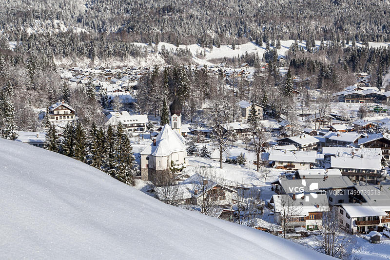 德国巴伐利亚州格赖瑙的圣约翰内斯教堂图片素材