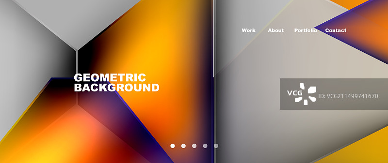 众多三角形几何背景图片素材