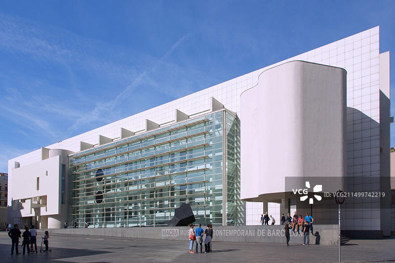 西班牙巴塞罗那当代艺术博物馆图片素材