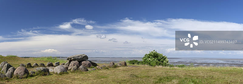 德国叙尔特岛凯图姆瓦特全景图片素材
