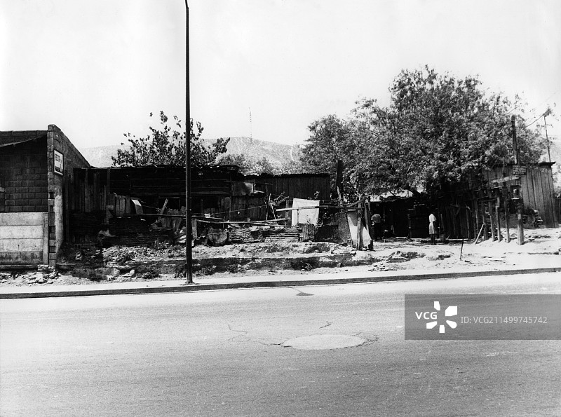 墨西哥蒙特雷街景（1971年）图片素材