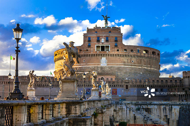 罗马圣天使堡图片素材