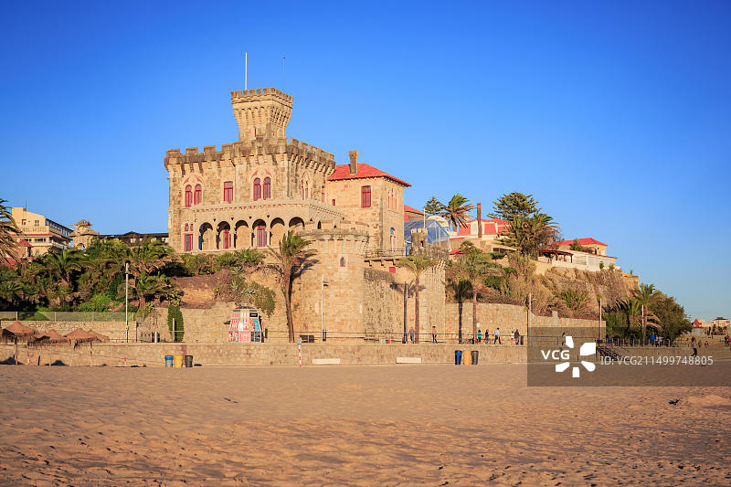 葡萄牙埃斯托利尔塔马里兹海滩图片素材