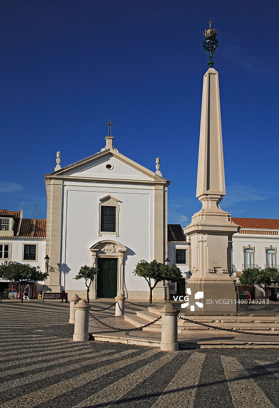 葡萄牙阿尔加维的马尔克斯·德·庞巴尔广场图片素材