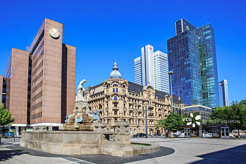 德国法兰克福威利·勃兰特广场（2016年6月）图片素材