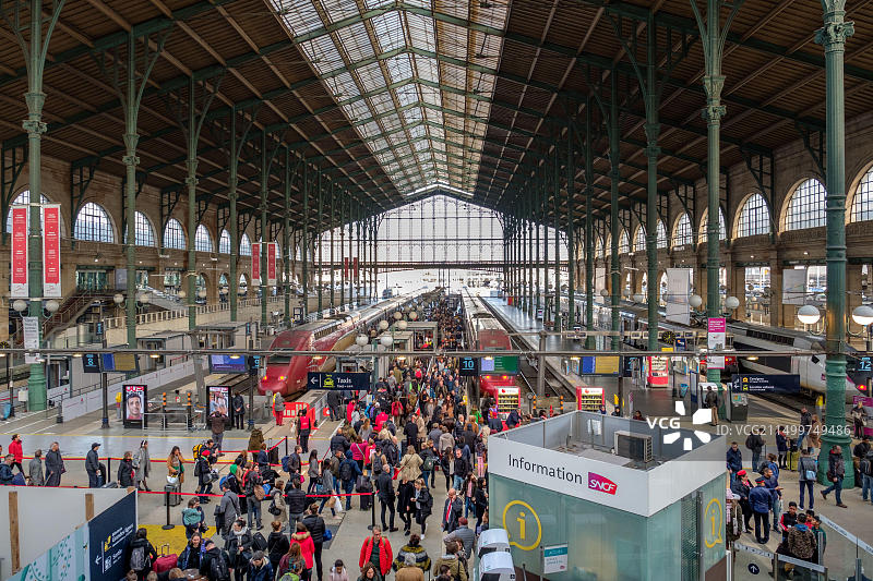 法国巴黎北站图片素材