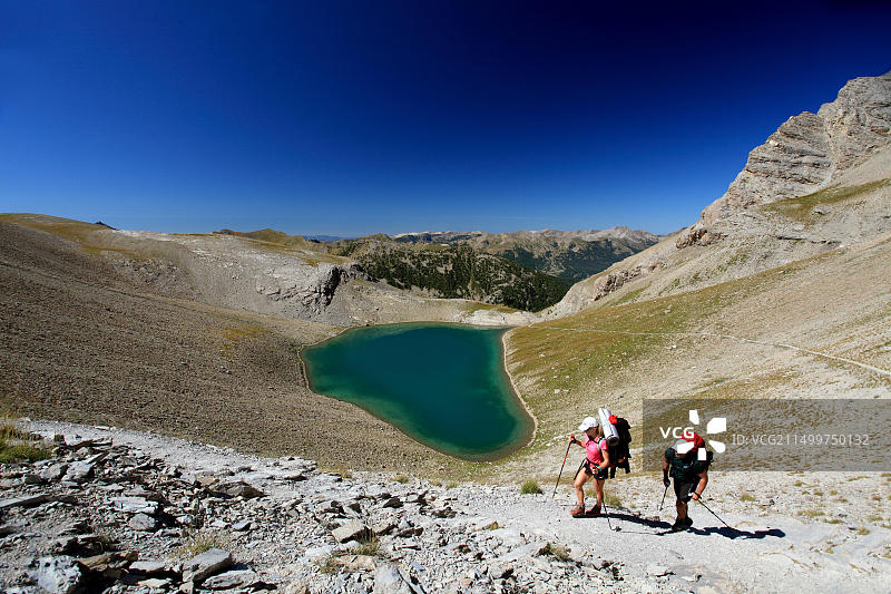 卡约勒山口，滨海阿尔卑斯省，法国图片素材