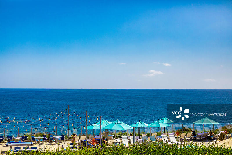 北美加利福尼亚州帕洛斯弗迪斯Terranea海湾景色图片素材