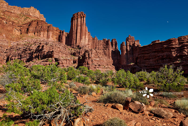 费舍尔塔，摩押，犹他州，美国，北美图片素材