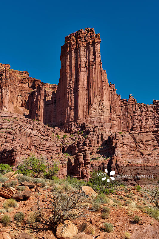 费舍尔塔，摩押，犹他州，美国，北美图片素材
