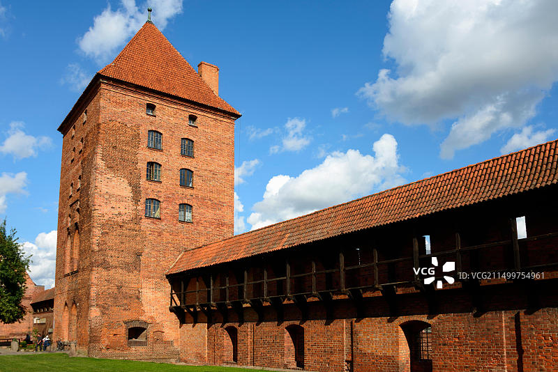波兰波美拉尼亚的马尔堡城堡图片素材