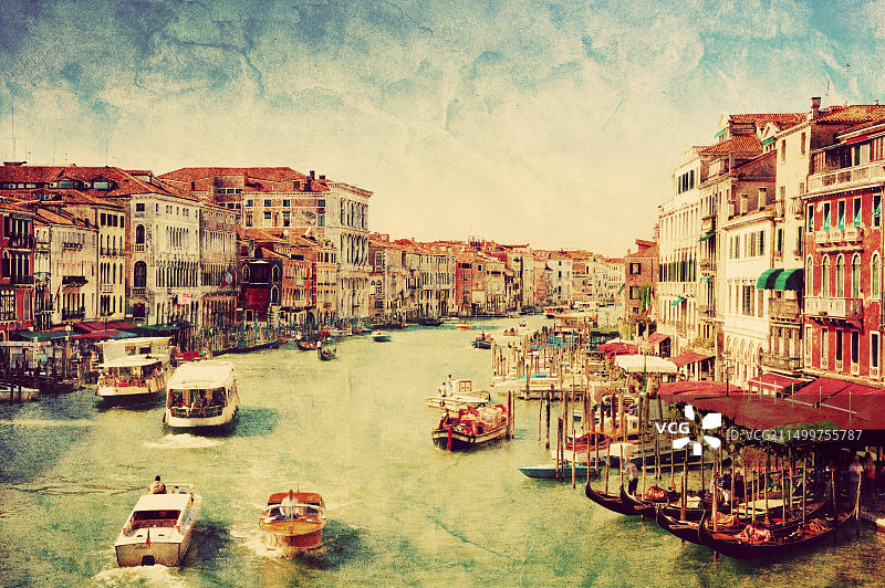 复古Grunge褶皱纸张纹理背景图片素材