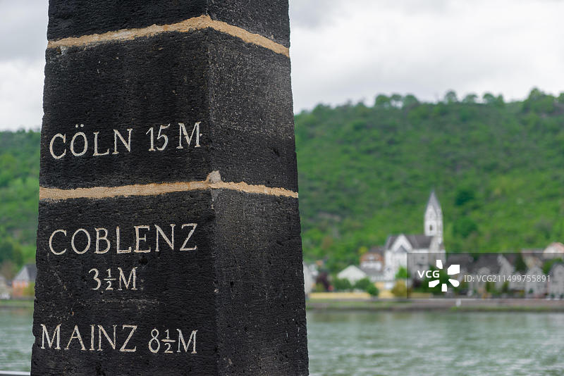 德国莱茵兰-普法尔茨的博帕德小镇图片素材