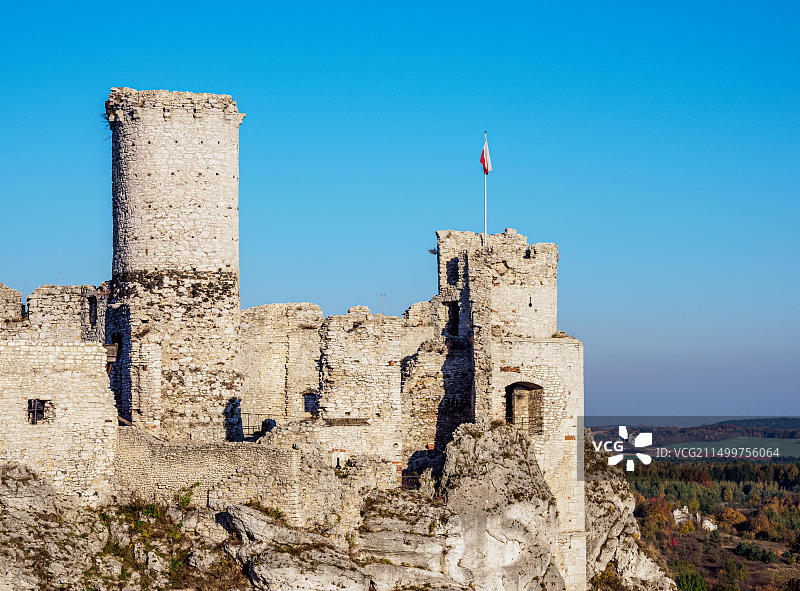 波兰西里西亚省奥格罗杰涅茨城堡图片素材