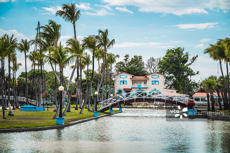 古巴巴拉德罗的何索内公园图片素材