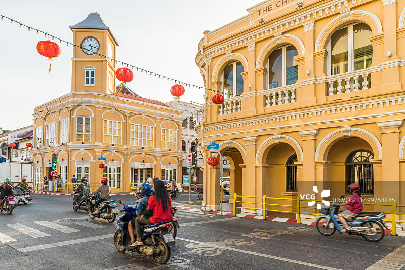 普吉老镇的娘惹博物馆图片素材