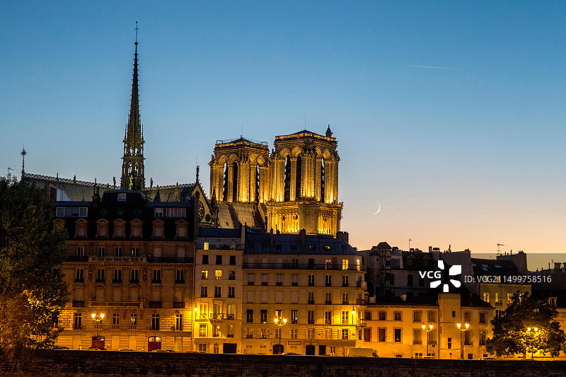 巴黎夜景图片素材