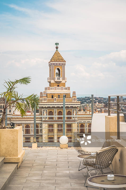 巴卡第大厦，古巴哈瓦那，西印度群岛，加勒比海，中美洲图片素材