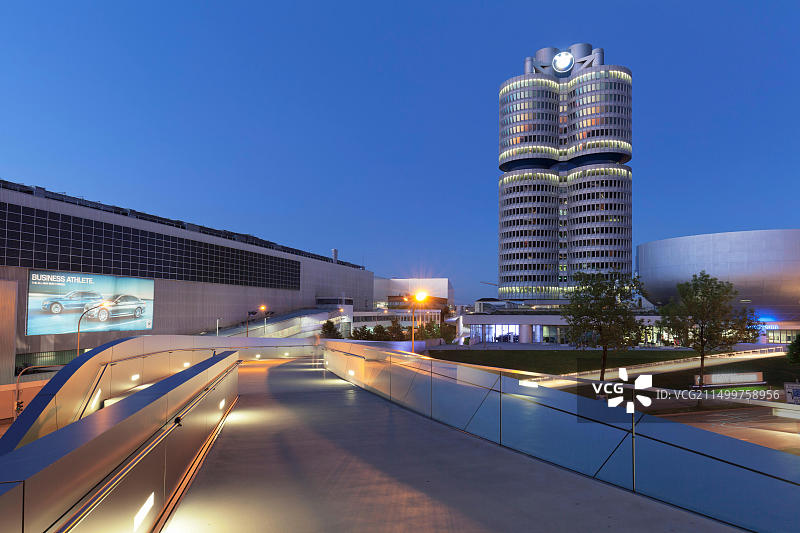 宝马大厦与宝马博物馆（慕尼黑，德国）图片素材