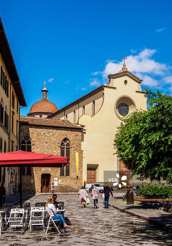 圣灵广场，意大利佛罗伦萨图片素材