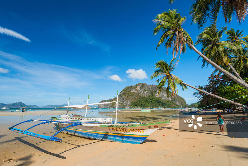 巴奎特湾，爱妮岛，巴拉望岛，Mimaropa，菲律宾，东南亚，亚洲图片素材