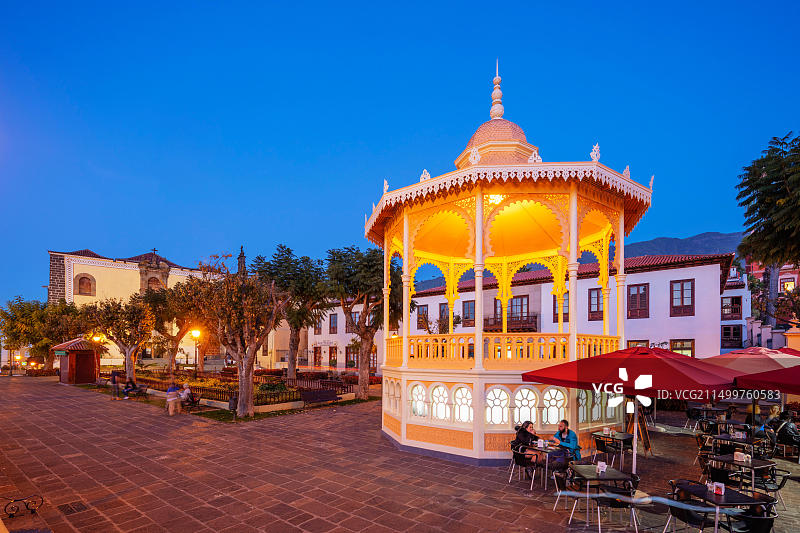 西班牙特内里费岛宪法广场图片素材