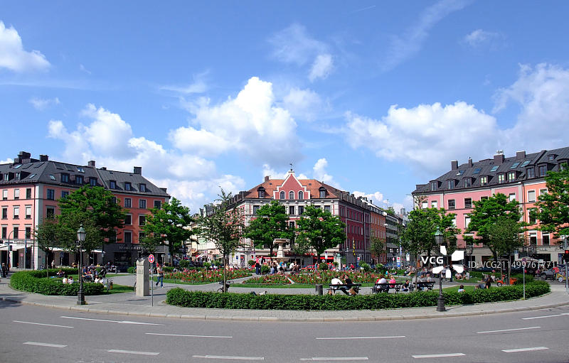 德国慕尼黑嘉特纳广场图片素材