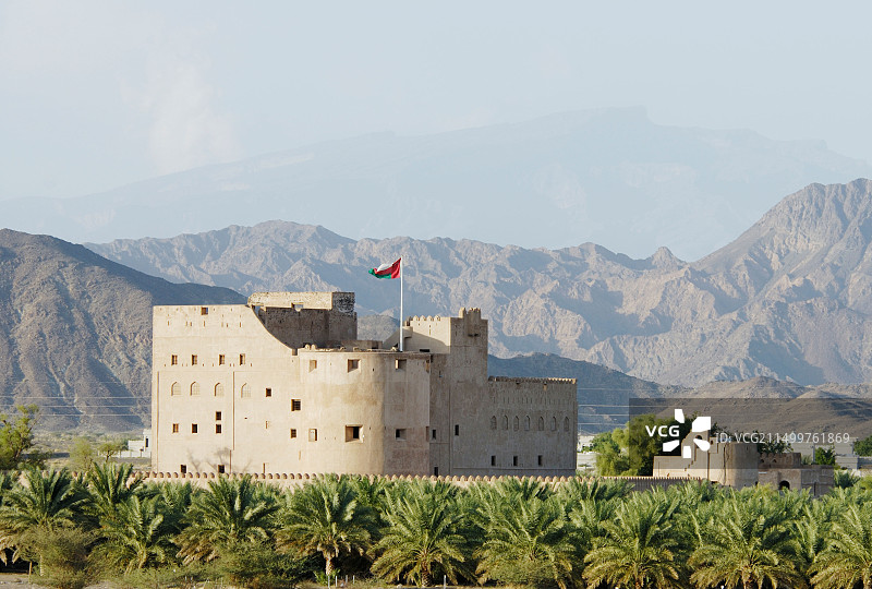 阿曼贾布林宫外观图片素材