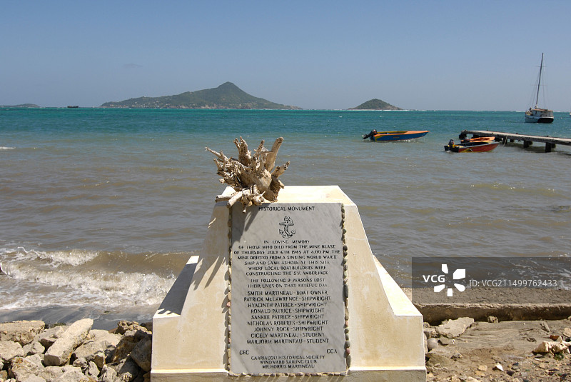 格林纳达希尔斯伯勒纪念碑图片素材