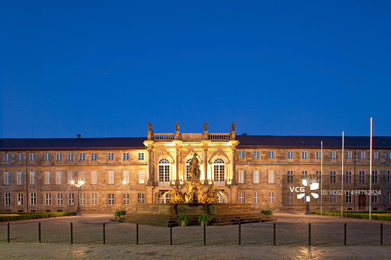 德国巴伐利亚州拜罗伊特新城堡风光图片素材