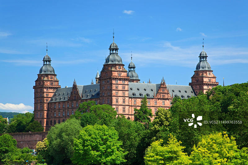 德国巴伐利亚州阿沙芬堡约翰尼斯堡城堡图片素材