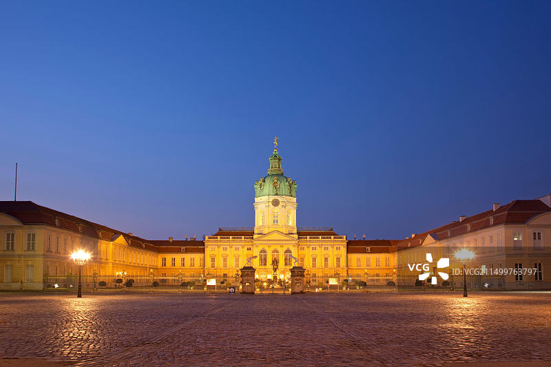 德国柏林夏洛滕堡：夏洛滕堡宫图片素材