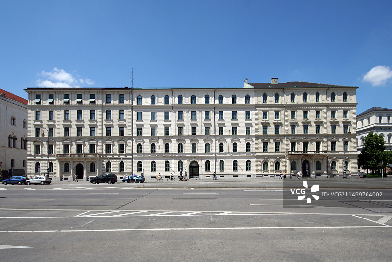 德国巴伐利亚慕尼黑路德维希-马克西米利安大学（LMU）外观图片素材