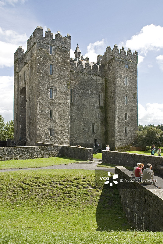 爱尔兰克莱尔郡本拉提城堡外观图片素材