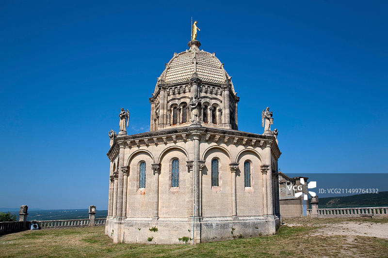 法国福卡尔基耶普罗旺斯圣母教堂图片素材