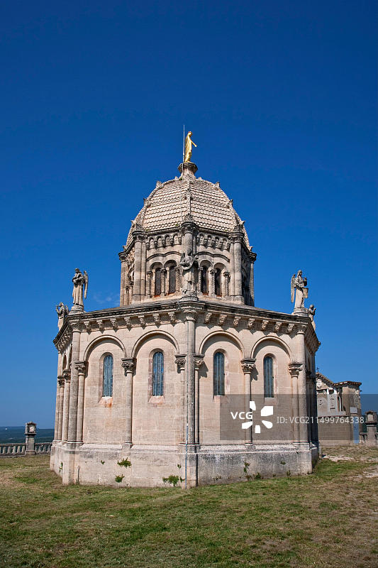 法国福卡尔基耶普罗旺斯圣母教堂图片素材
