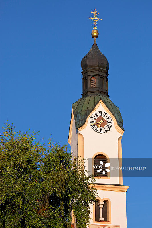 德国巴伐利亚州巴特科尔格鲁布：圣马丁教堂图片素材