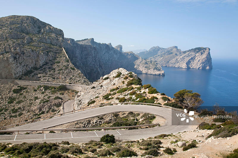 西班牙马略卡岛福门托角风光图片素材