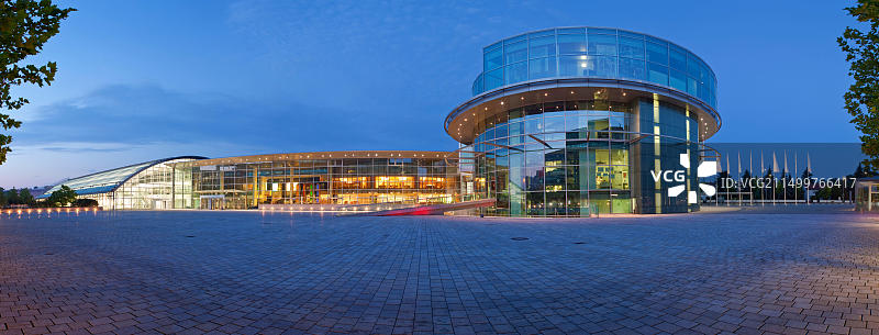 德国巴伐利亚州因戈尔施塔特奥迪论坛风光图片素材