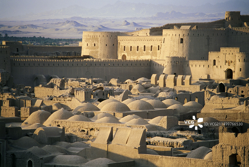 伊朗巴姆古城遗址（达什特-e卢特沙漠附近）图片素材