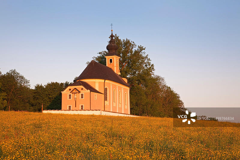 德国巴伐利亚瓦青米尔贝格圣母教堂风光图片素材