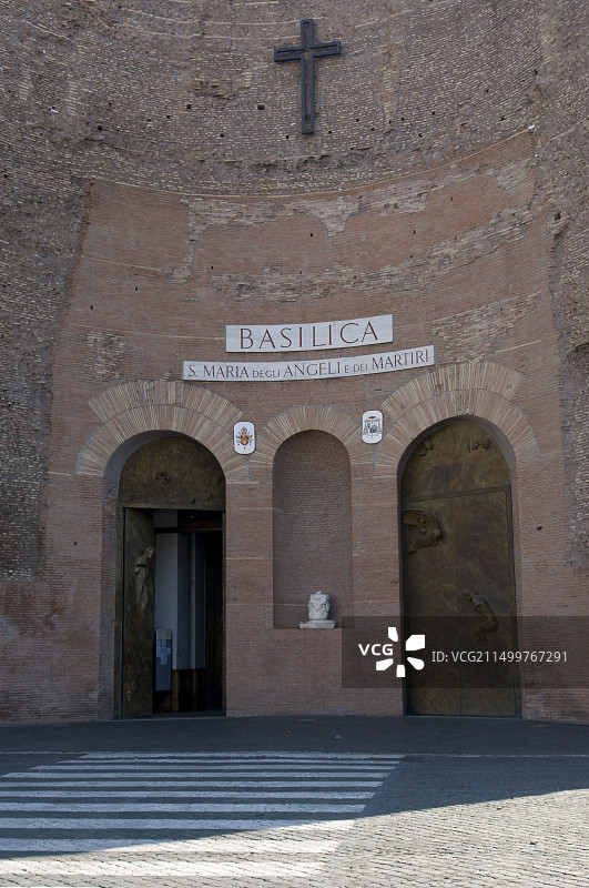 意大利罗马天使与殉教者圣母大殿外观图片素材
