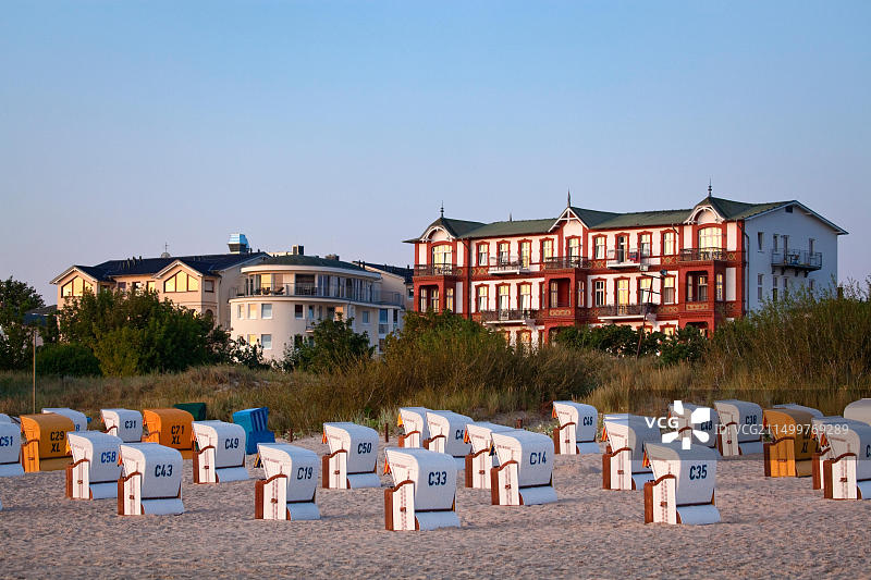 德国梅克伦堡-前波美拉尼亚阿尔贝克波罗的海海滩图片素材