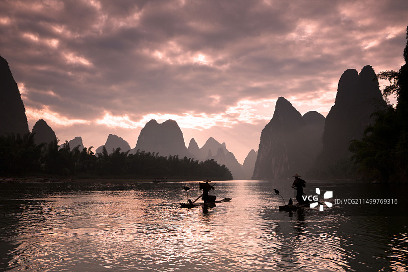 中国漓江山水风光图片素材