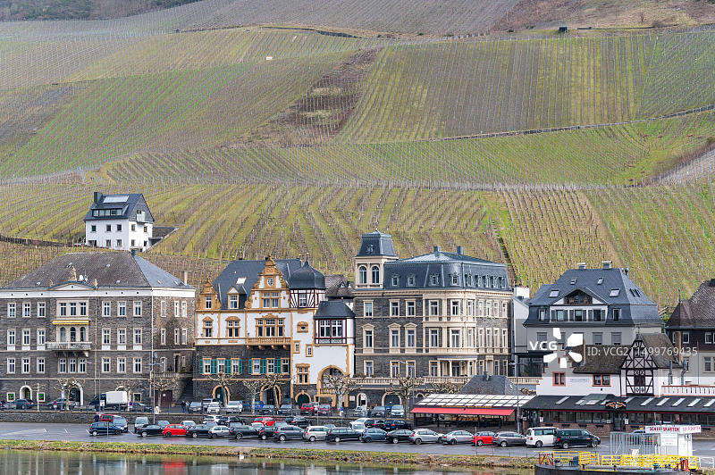 德国摩泽尔河谷的建筑：贝尔恩卡斯特尔-库斯图片素材