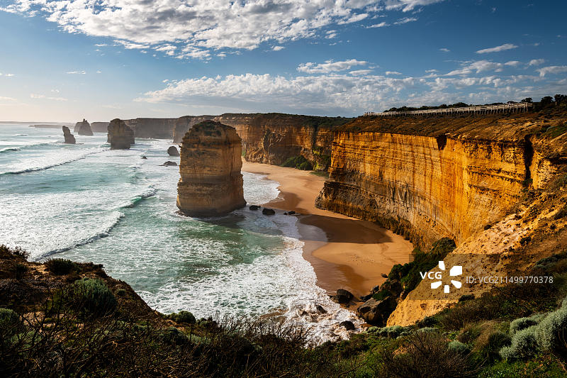 大洋路坎贝尔港国家公园十二使徒岩图片素材