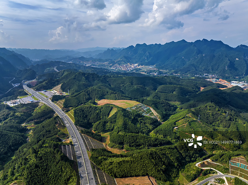 广西河池市天峨县天峨高速服务区图片素材