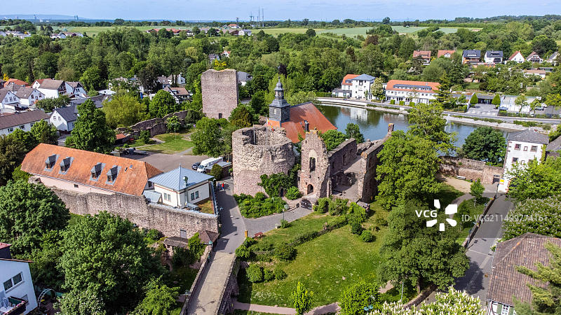 德赖埃希的哈恩城堡，德国图片素材