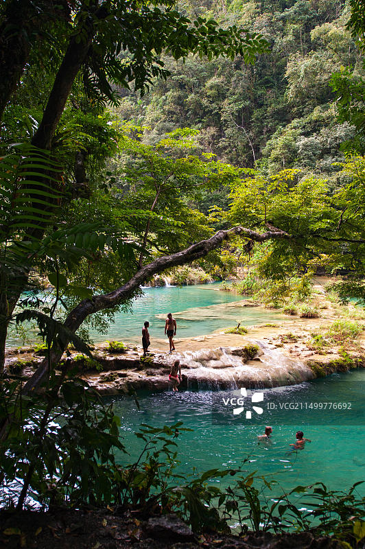 危地马拉塞穆克昌佩图片素材